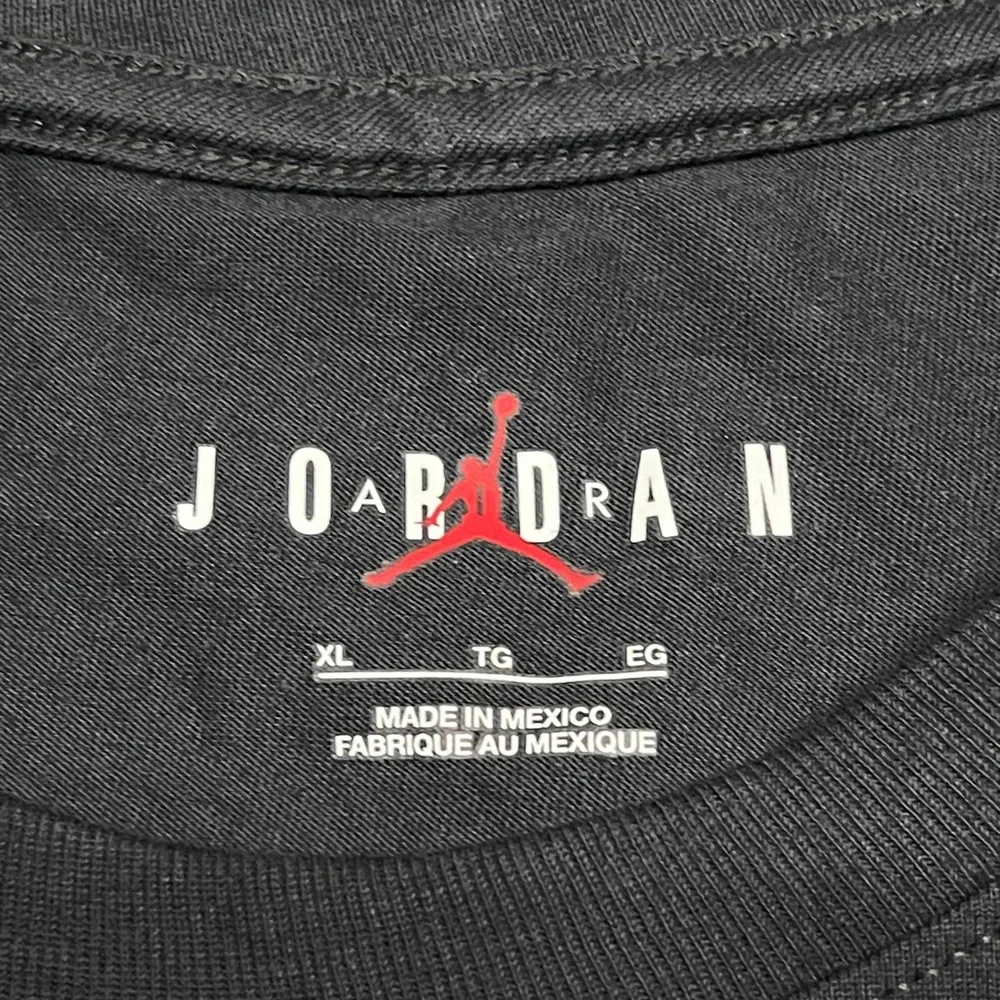 Jordan Shirt Mens XL Black Graphic Michael Jordan The Greatest Baseball Player